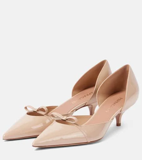 Salvatore Ferragamo Gyoia Dorsay 40 patent leather pumps 4