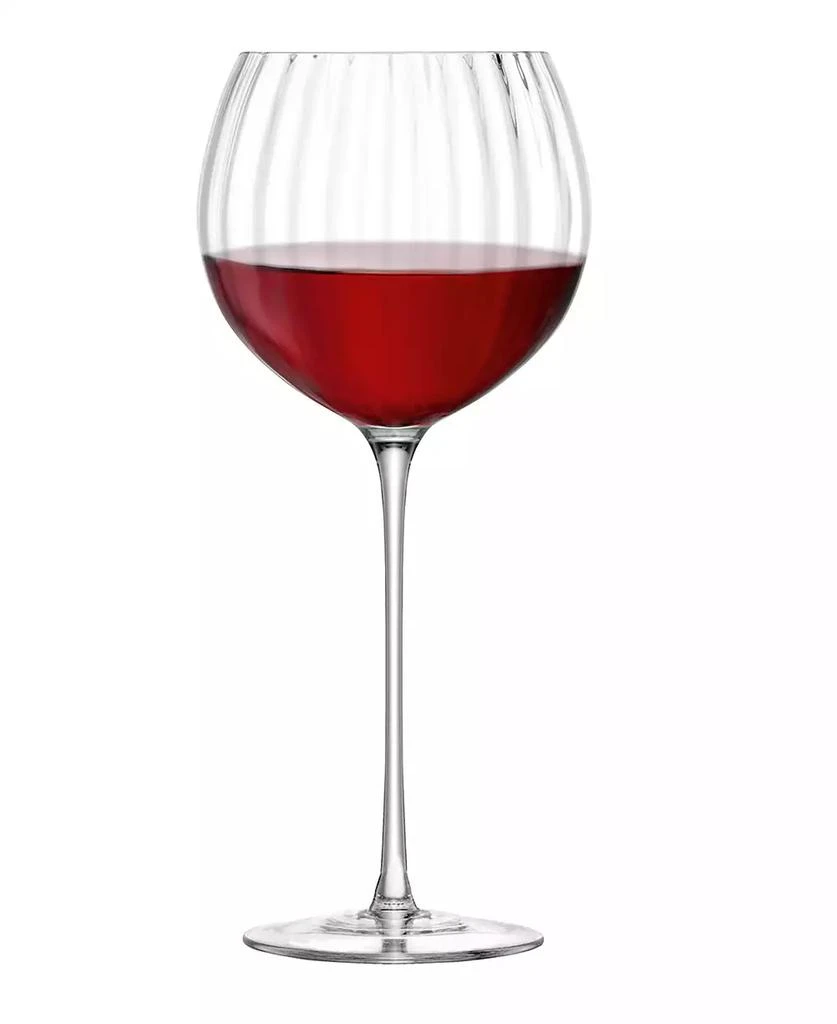 LSA International Aurelia Balloon Glass 19oz Clear Optic x 2 3