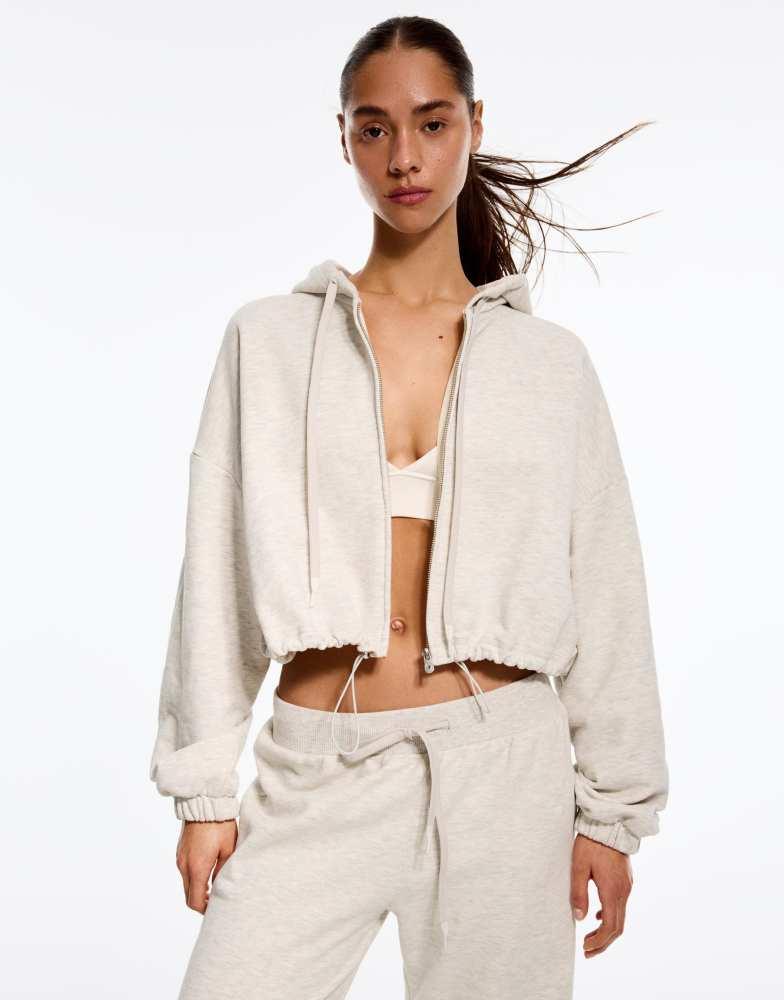 Alo Accolade Full Zip Hoodie - Oat Milk - Hoodies - Compare Prices