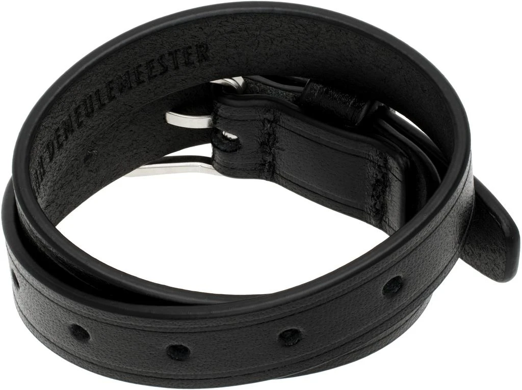 ANN DEMEULEMEESTER Black Dakmar Wrap-Around Bracelet 2