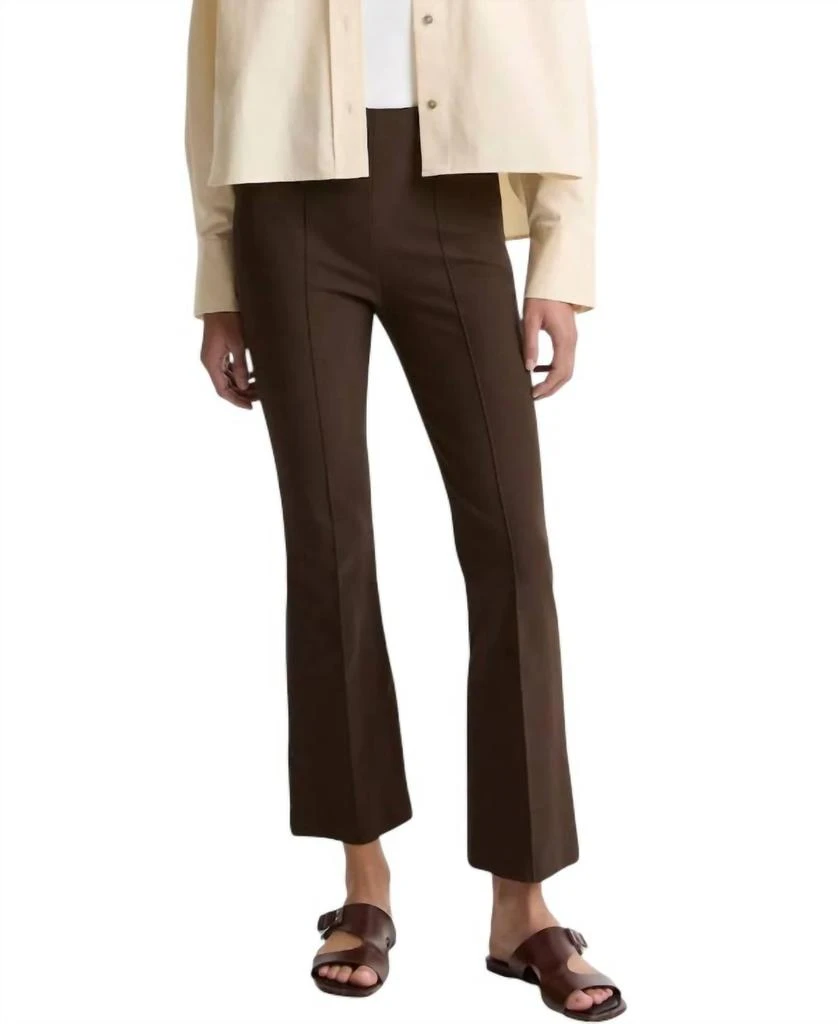 Vince Vince - Niki Mid-rise Pintuck Crop Flare Pant