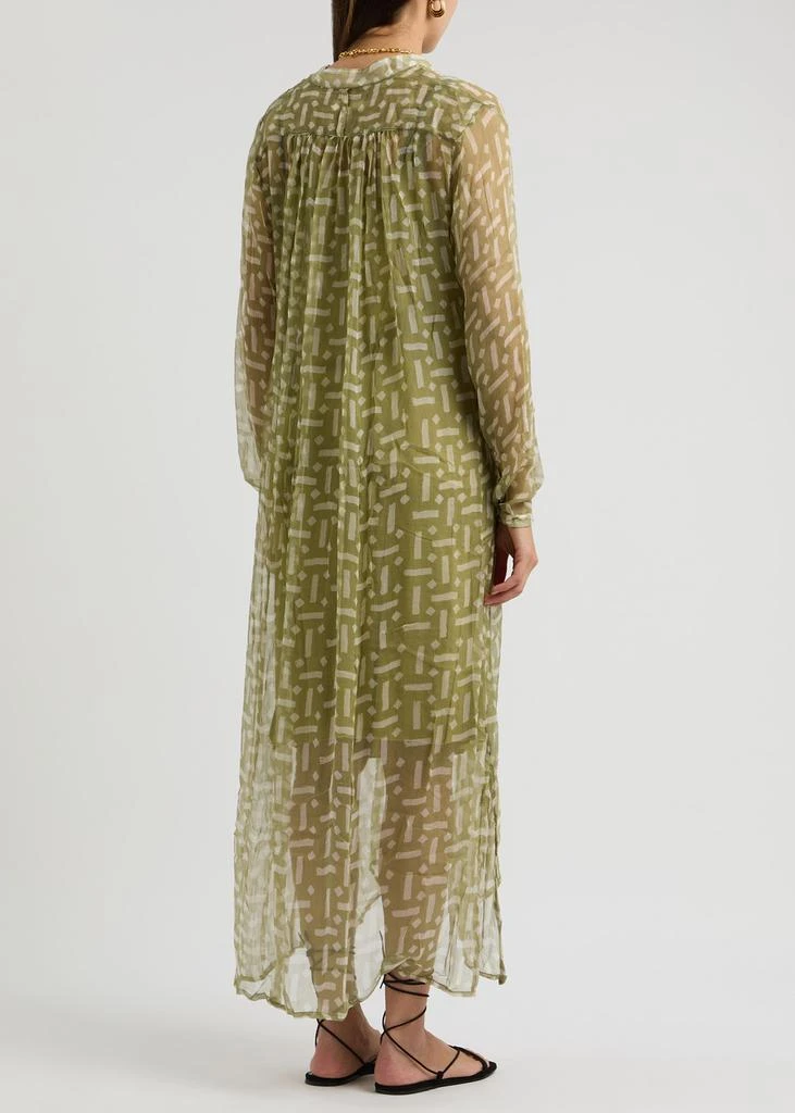 Cloe Cassandro Andrea printed silk-georgette maxi dress 3
