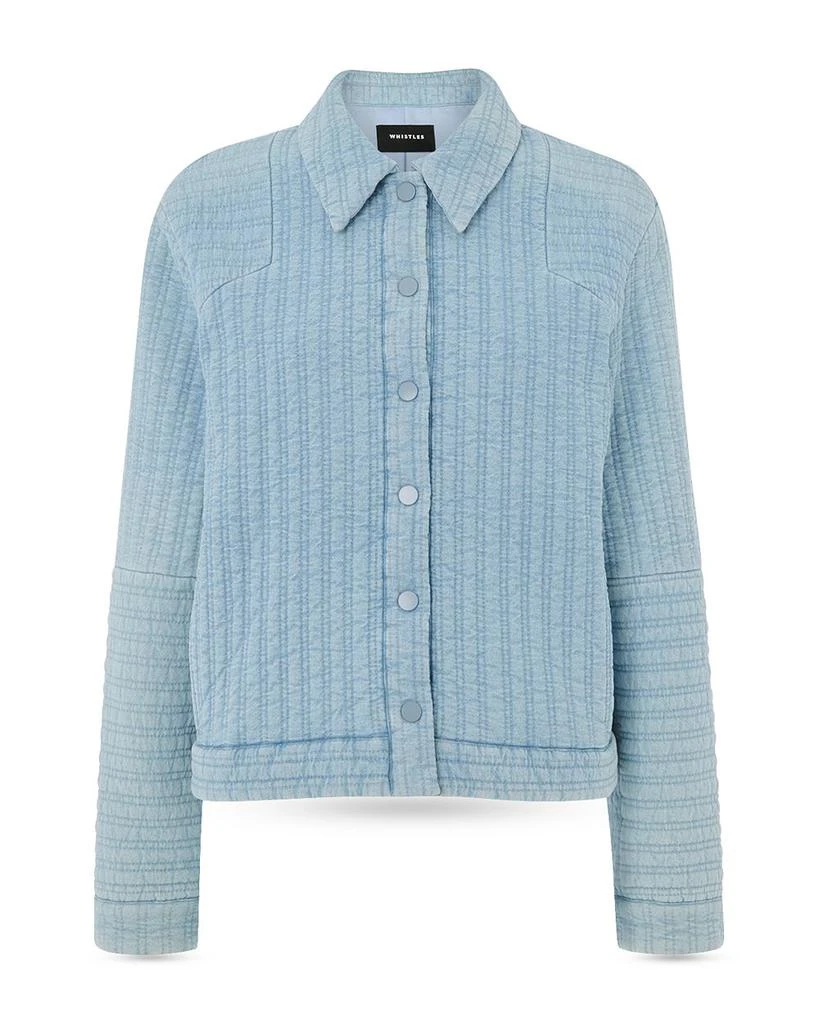 Whistles Quilted Chambray Jacket 5