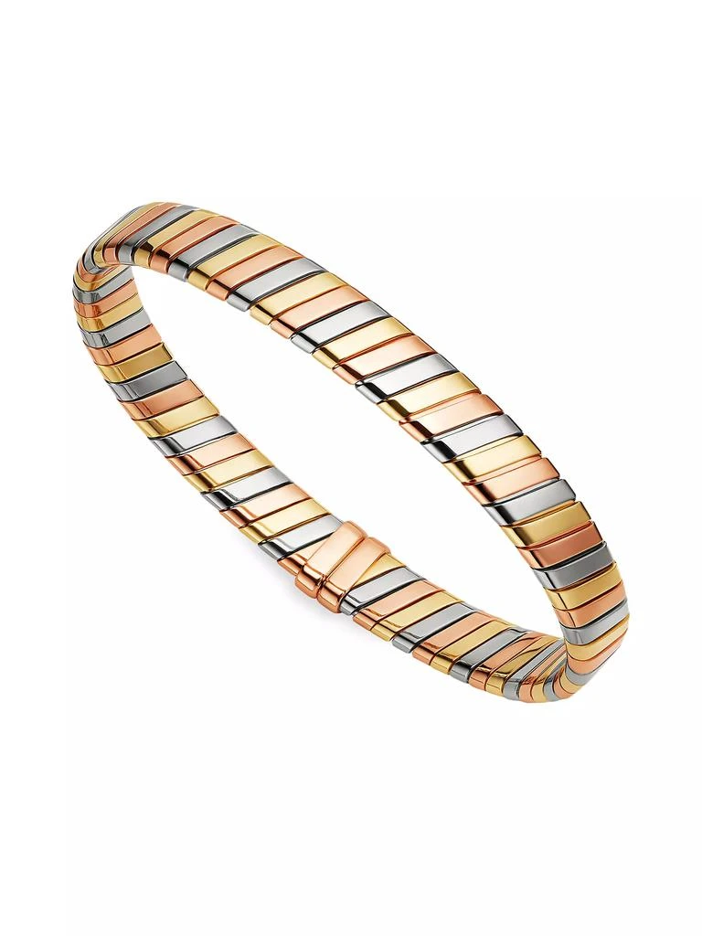 BVLGARI Serpenti Tubogas 18K Yellow, White & Rose Gold Bracelet 1