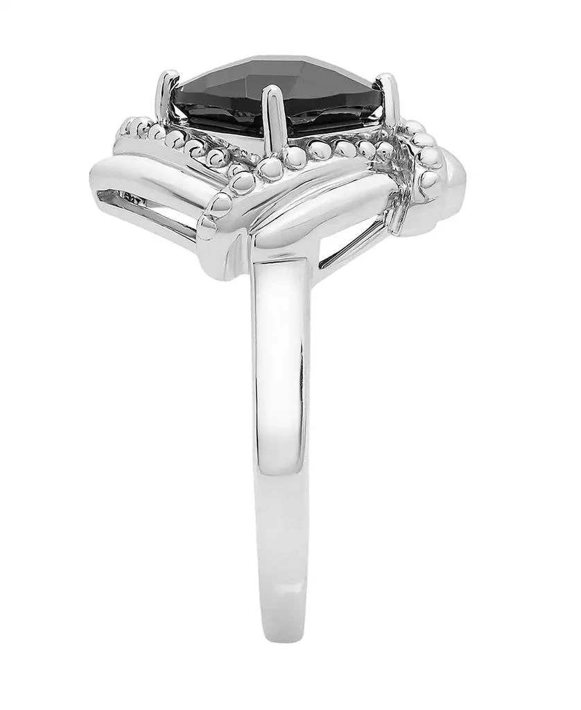 Macy's Onyx Box Set (Pendant, Earrings & Ring) in Sterling Silver 8