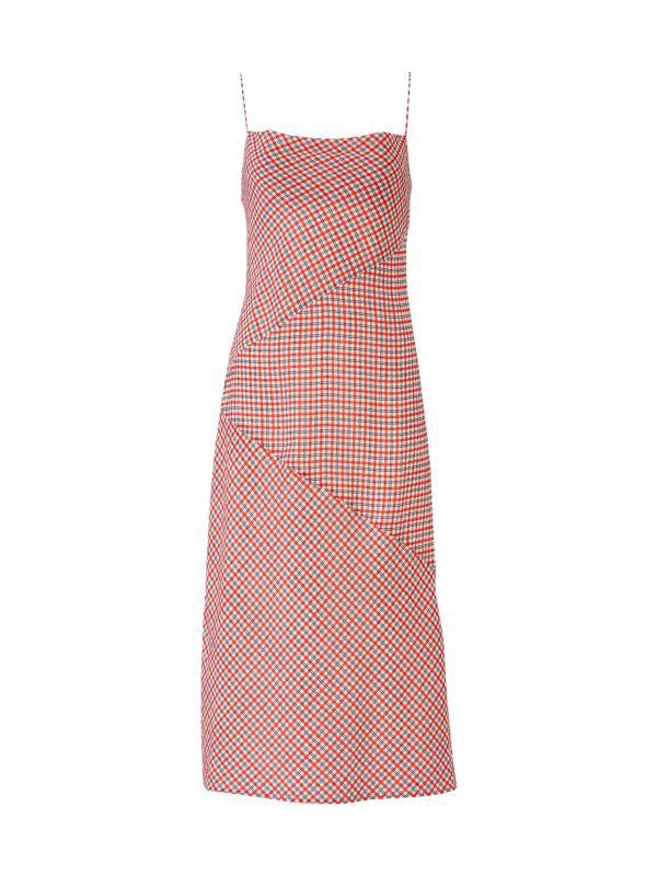 CMEO COLLECTIVE Checked Midi Dress 4