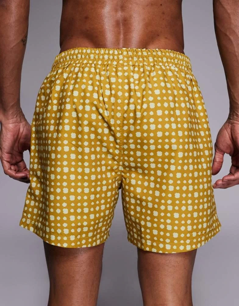 South Beach South Beach printed swimshort in olive 5