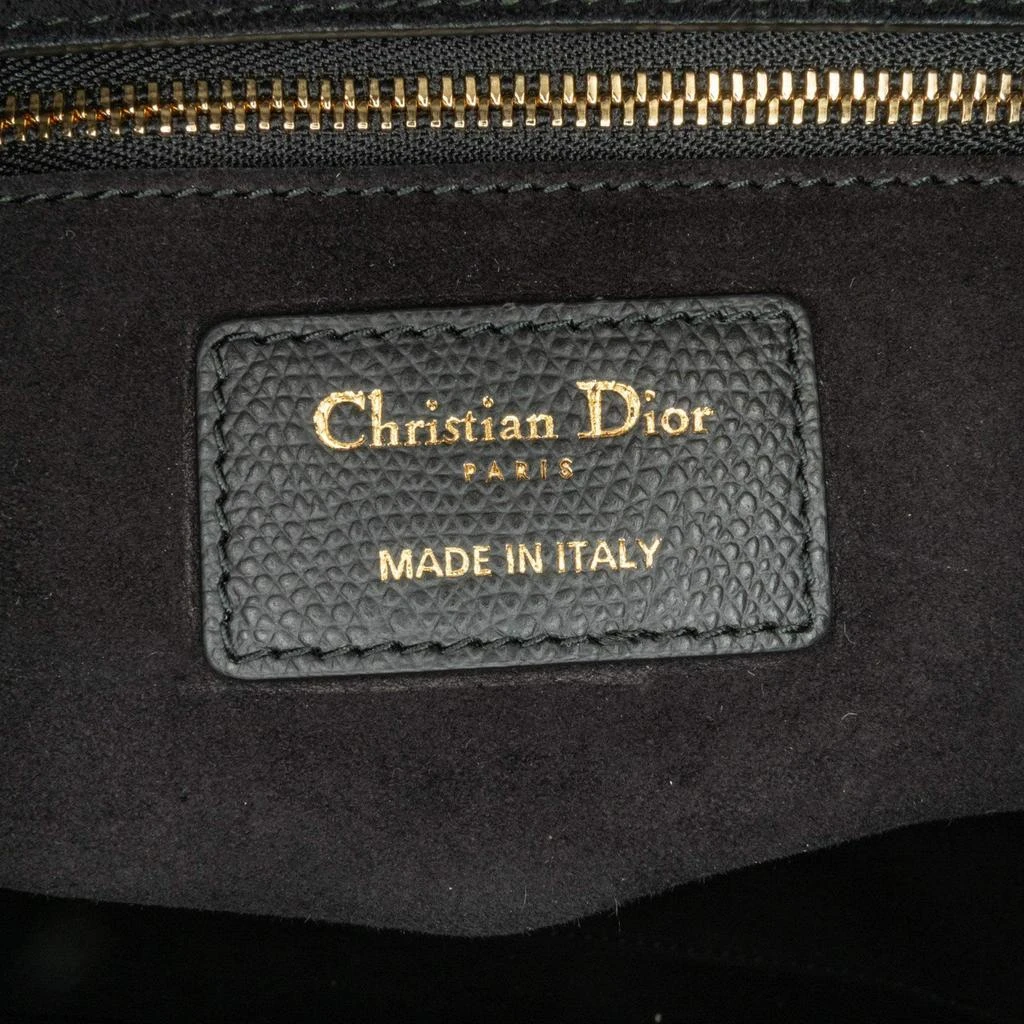 Dior Dior Black Large Grained Calfskin Lady Dior 7
