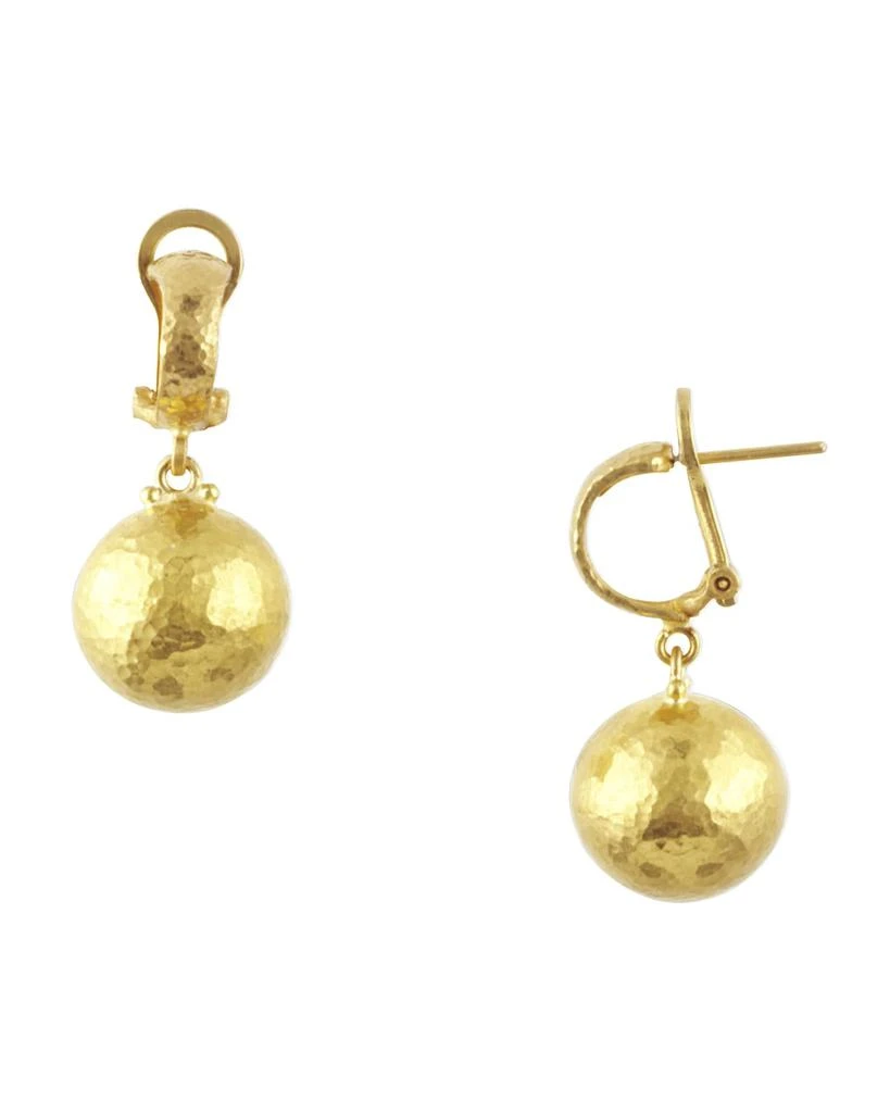 Gurhan Dome 24k Gold Ball Drop Earrings 1