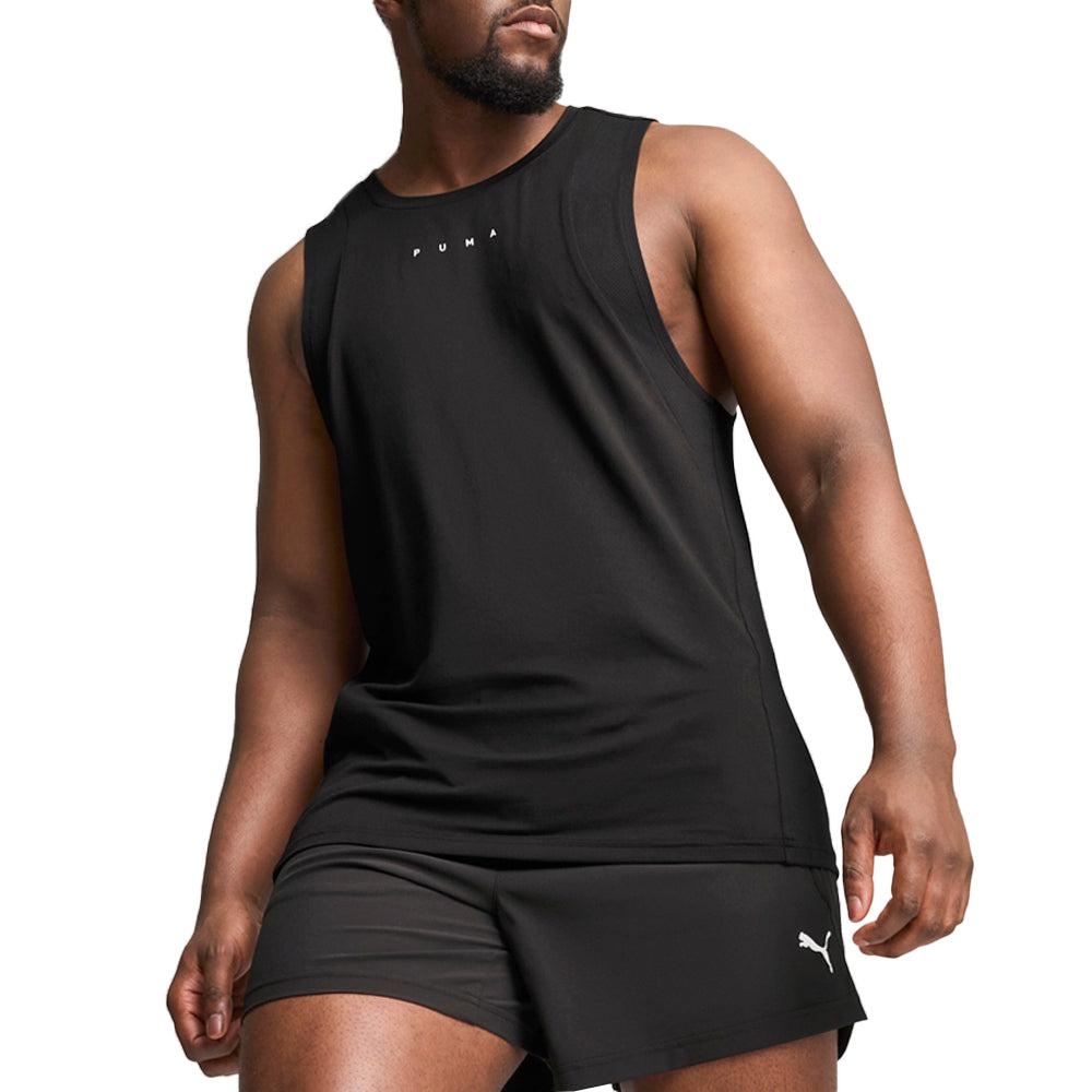 Puma Energy Cloudspun Mesh Crew Neck Athletic Tank Top