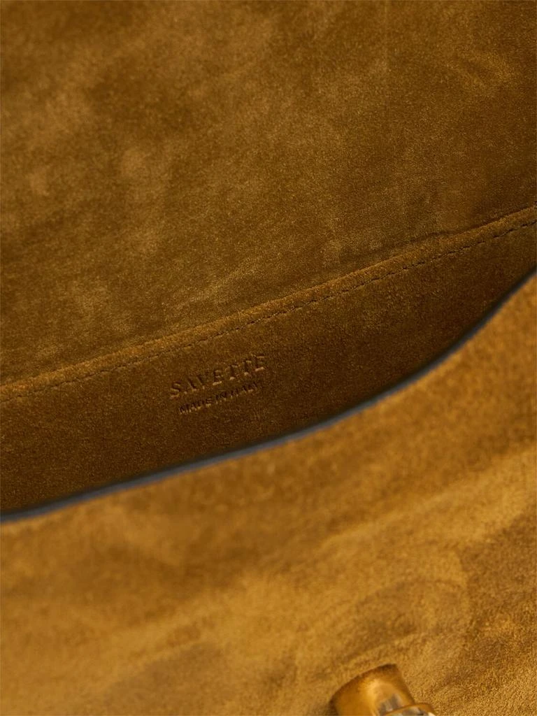 SAVETTE The Small Tondo Suede Hobo Bag 5