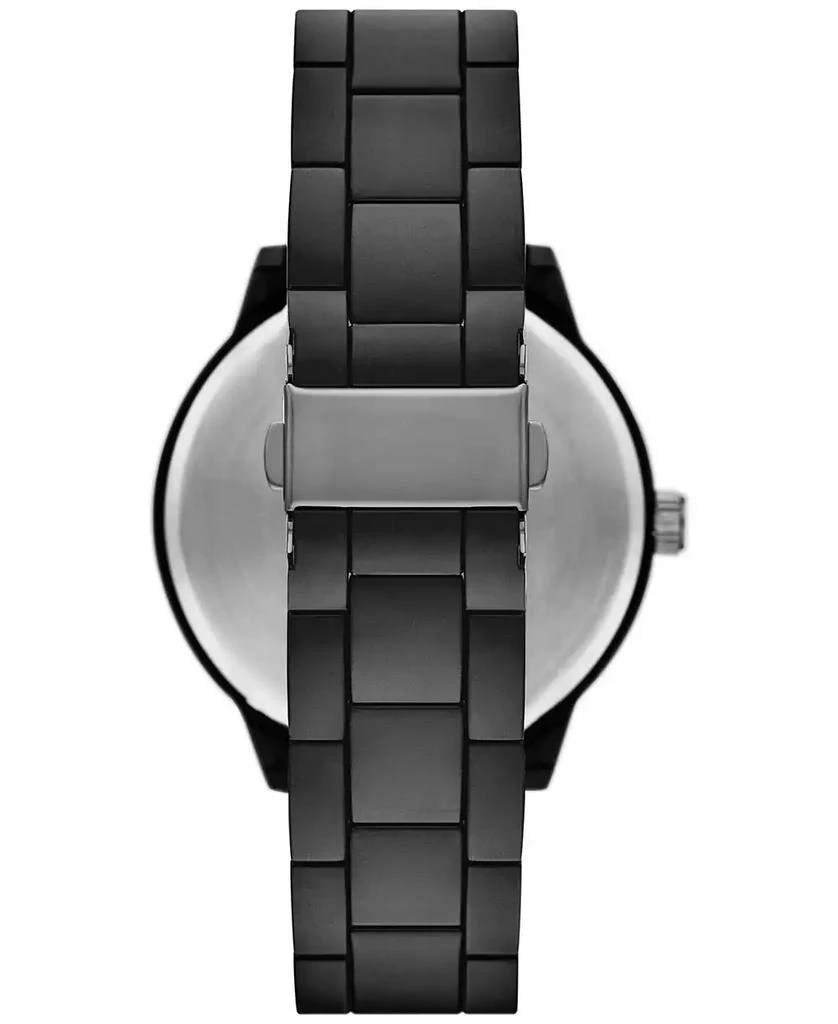 Folio Men's Three Hand Black Alloy Watch 46mm Gift Set 2