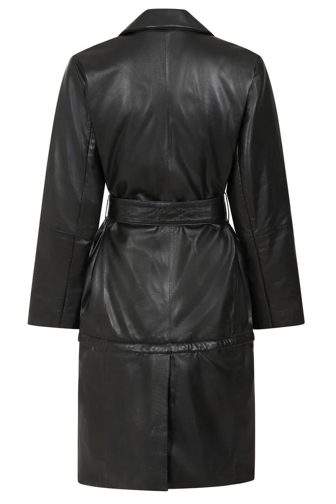 Muubaa Wrap front padded belted coat 2