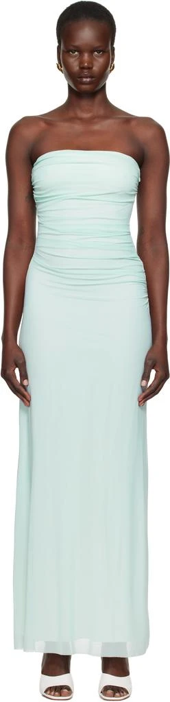 Bec & Bridge Blue Alara Strapless Maxi Dress 1