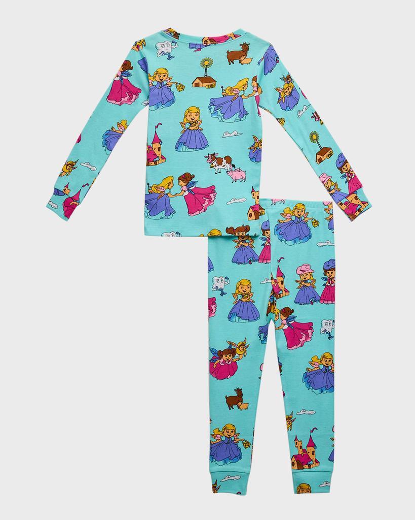 Books To Bed Girl's Abella Two-Piece Pajama Set, Size 2-10