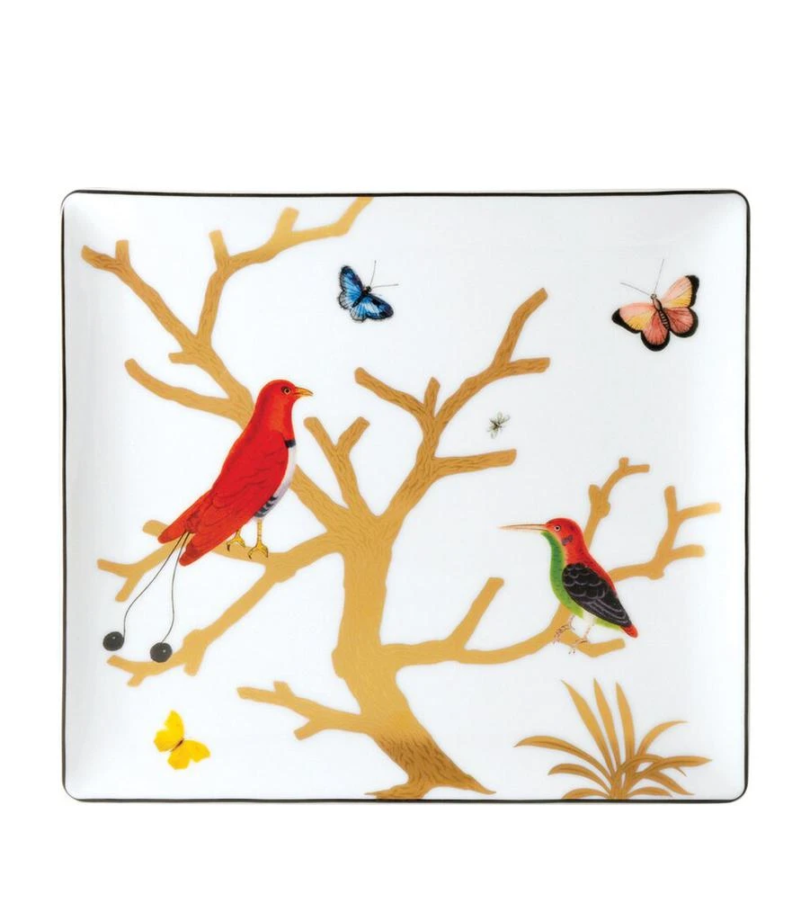 Bernardaud Aux Oiseaux Rectangular Tray (19.5cm x 22cm) 1