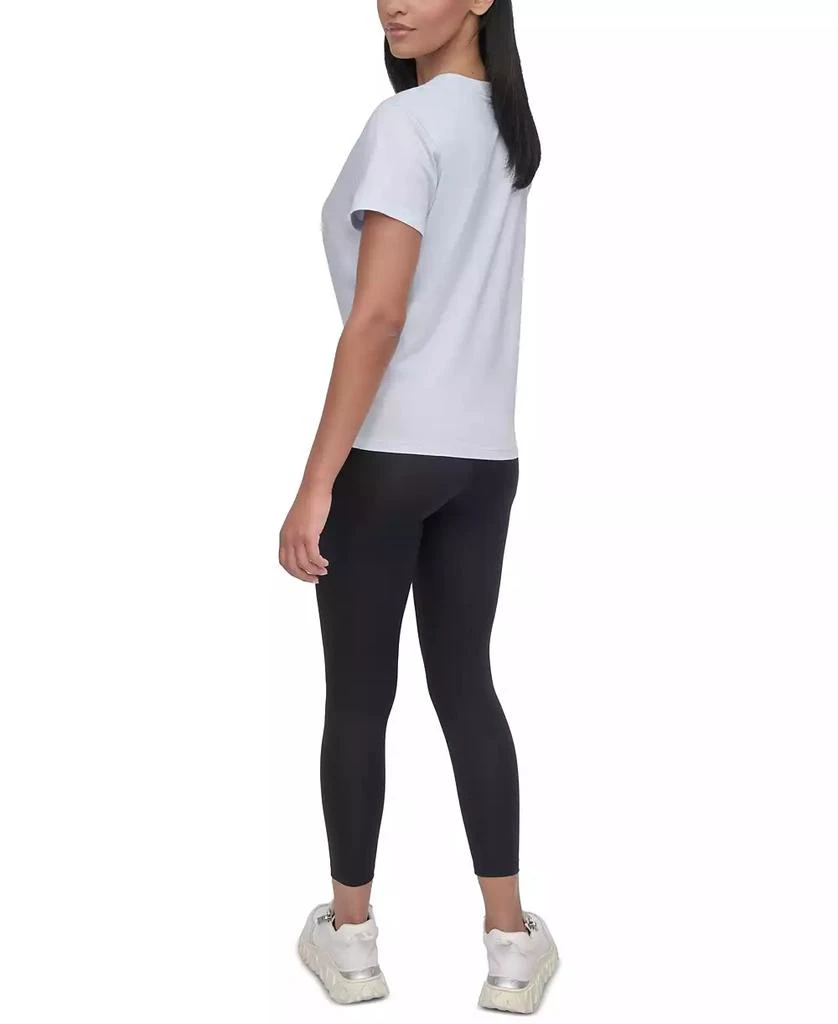 DKNY Women's Studded-Logo T-Shirt 8