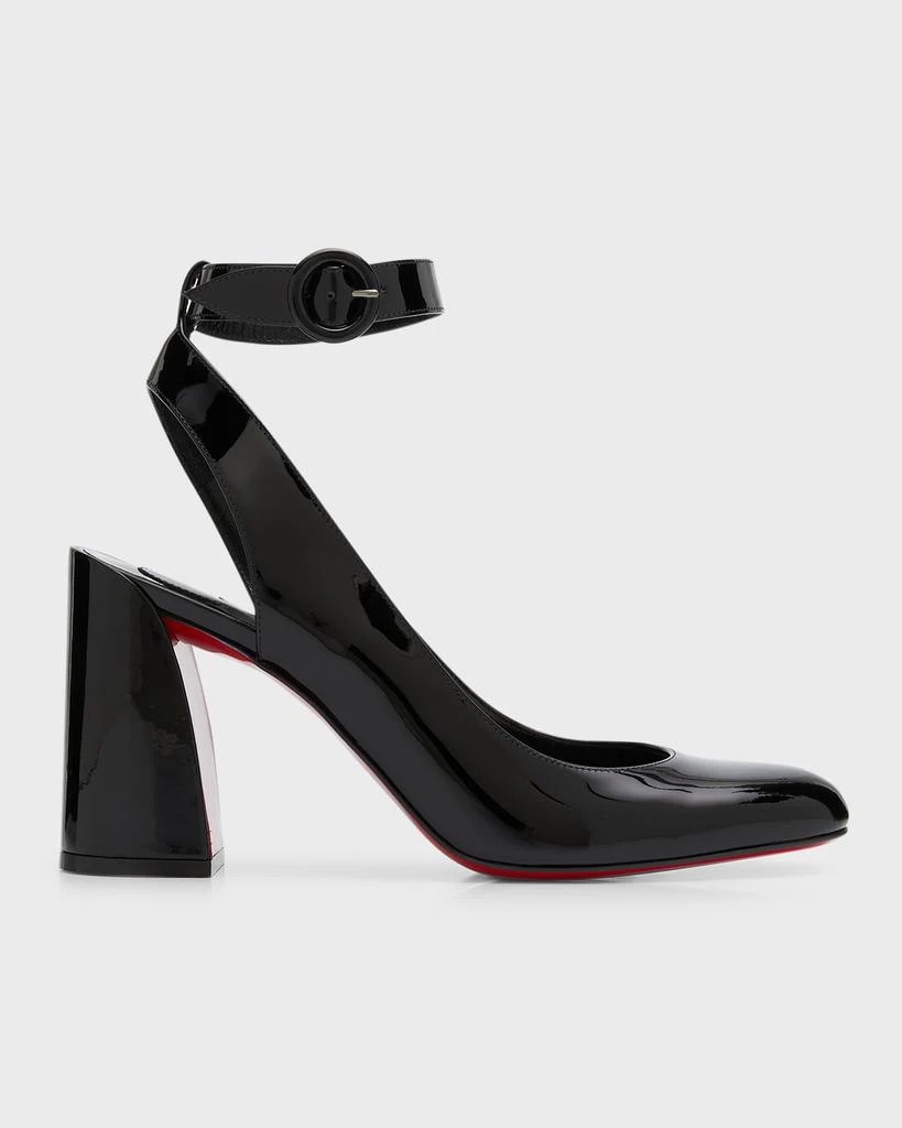 Christian Louboutin Miss Sab Patent Red Sole Pumps 1
