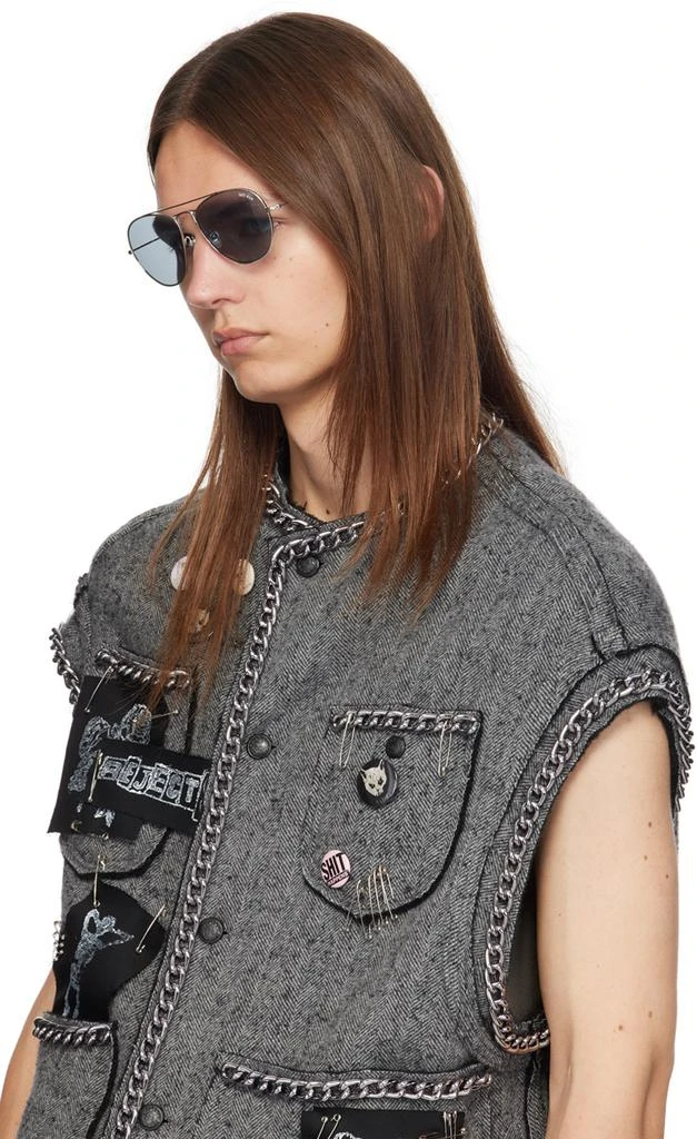 TAKAHIROMIYASHITA TheSoloist. Silver William Sunglasses 4