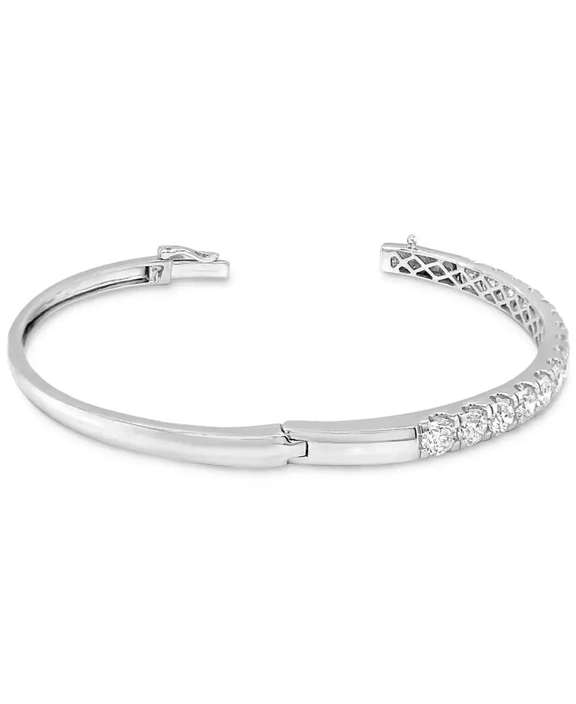 Badgley Mischka Lab Grown Diamond Bangle Bracelet (5 ct. t.w.) in 14k White Gold 3