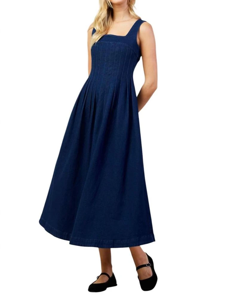 Skies Are Blue Skies Are Blue - Denim Maxi Dress 1