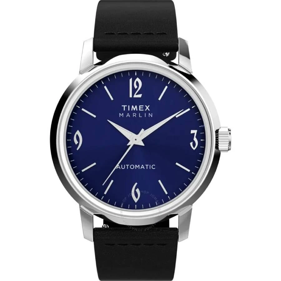 Timex Marlin Automatic Blue Dial Men's Watch TW2W93100VQ 1