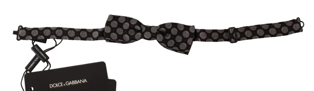 Dolce 
Gabbana Dolce 
Gabbana  Brown Silk Polka Dot Jacquard Men  Bow Tie Papillon