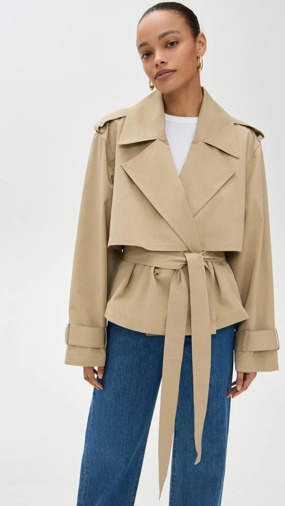 Joes Jeans The Liz Cropped Trench Coat 6