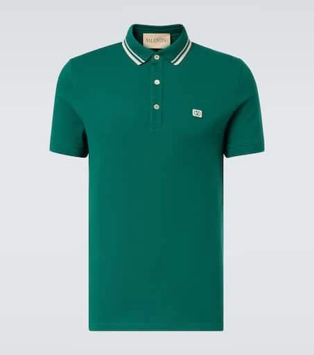 Valentino VLogo cotton piqué polo shirt 1