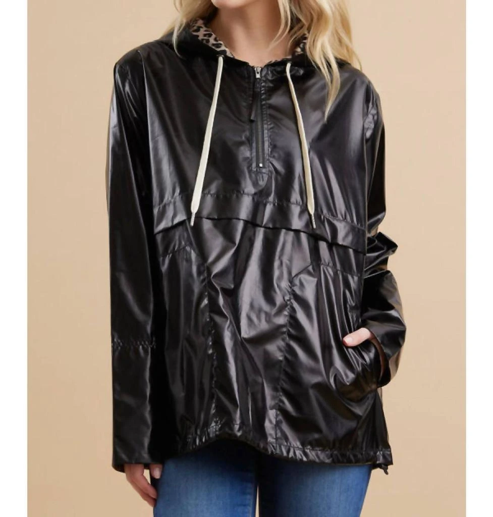 Jodifl Jodifl - Shiny Jacket With Leopard Lining