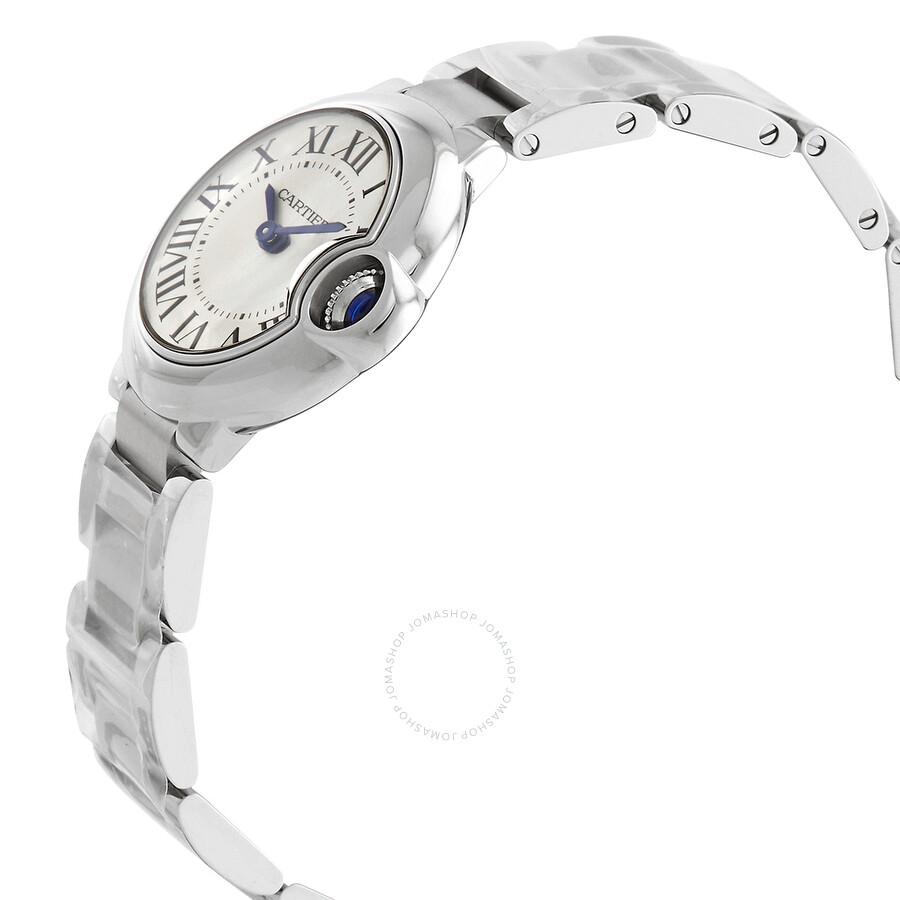 Cartier Ballon Bleu Quartz Silver Dial Ladies Watch WSBB0067