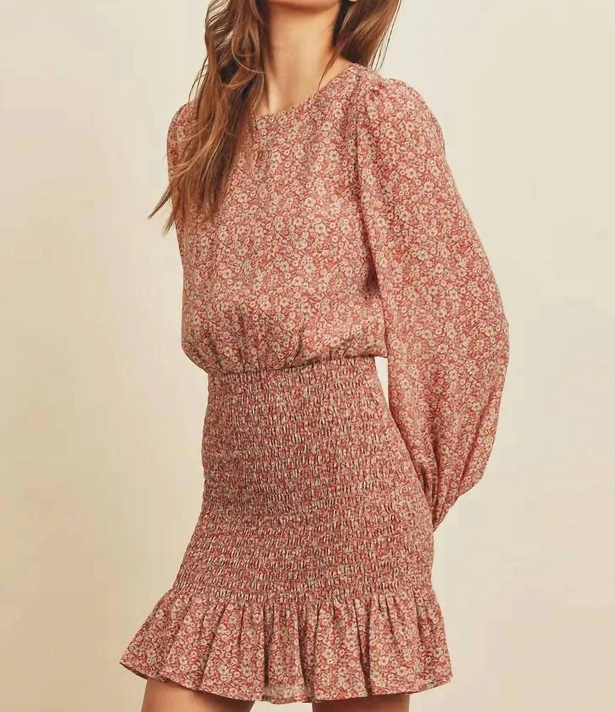 Dress Forum Dress Forum - Ditsy Floral Smocked Mini Dress 2