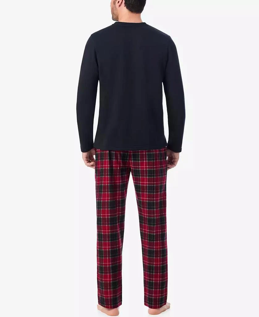 Cuddl Duds Men
s Cozy Lodge Long Sleeve Pajama Set 4