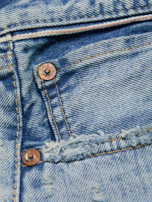 MOUSSY VINTAGE Graterford Distressed Denim Shorts 5