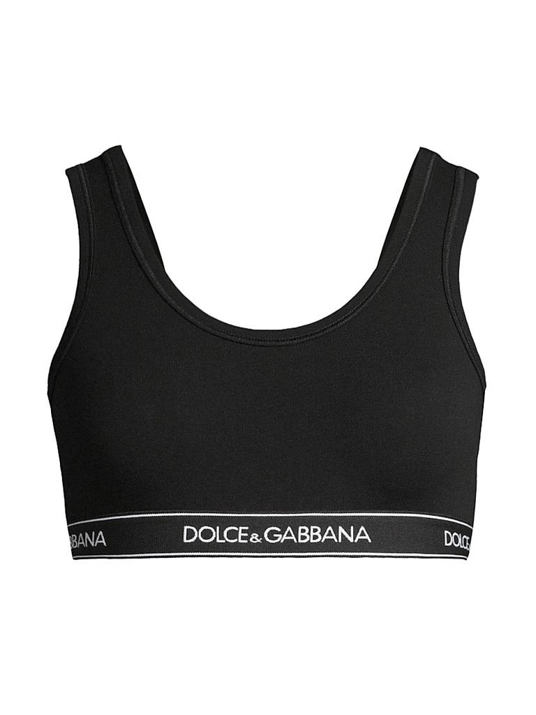 Dolce & Gabbana Logo Band Sports Bra 1