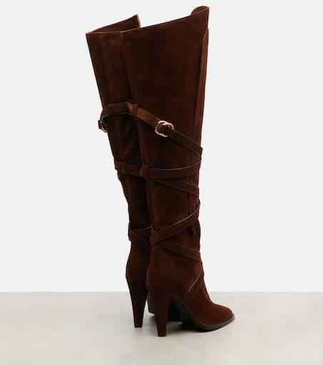 Yves Saint Laurent Suede knee-high boots 2