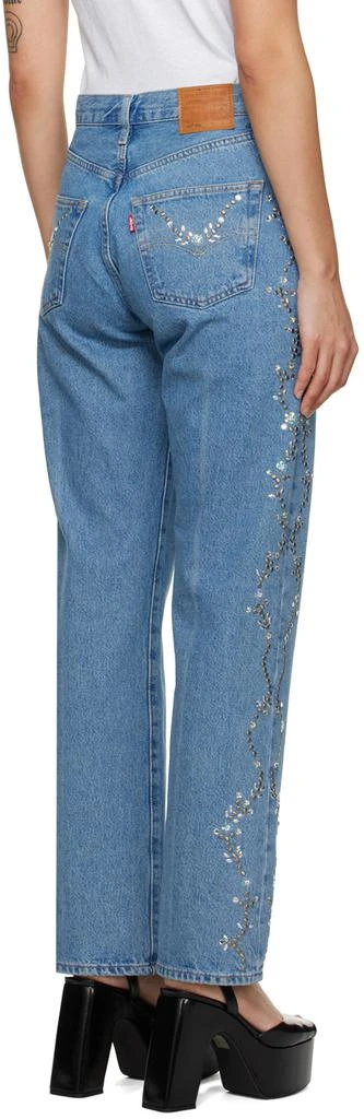 Anna Sui SSENSE Exclusive Blue Jeans 3