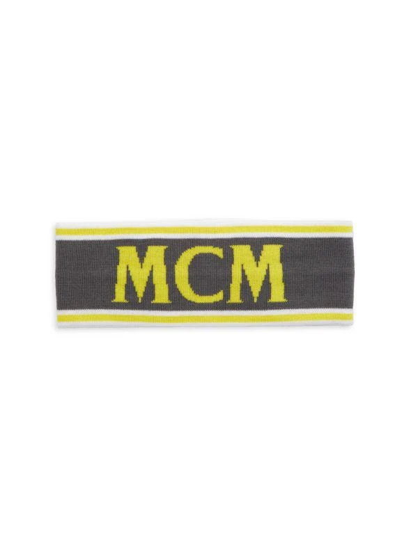 MCM Logo Merino Wool Headband 1