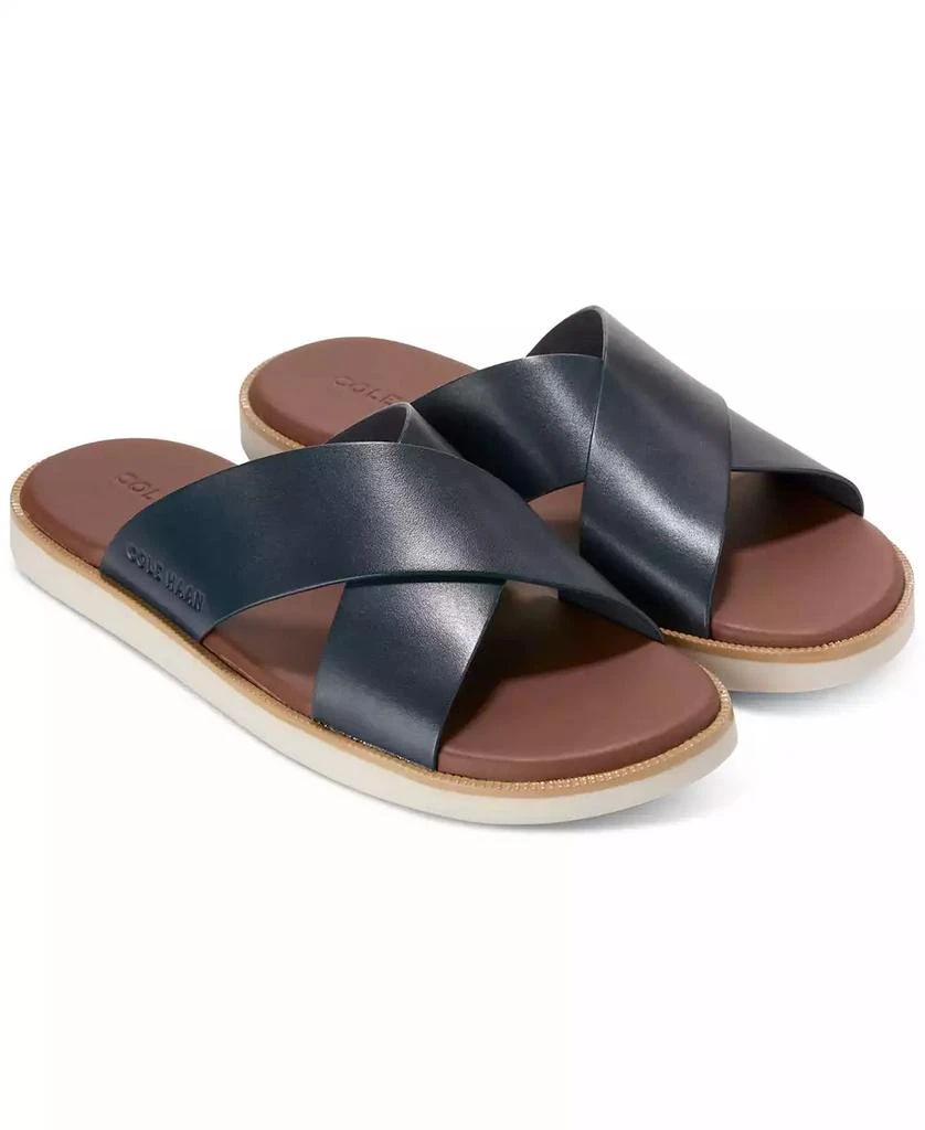 Cole Haan Men's Nantucket Cross Strap Slip-On Slide Sandals 9