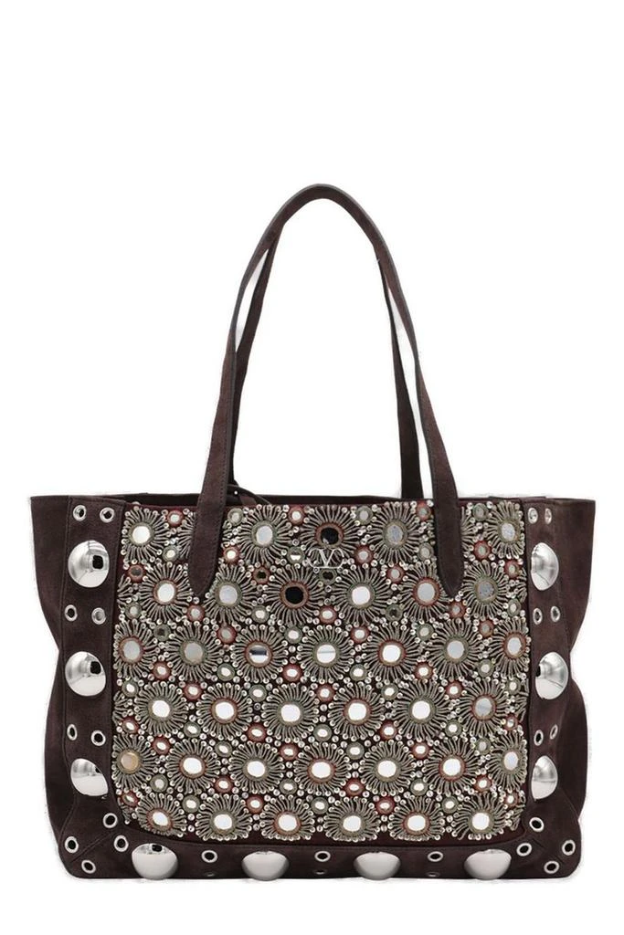 Valentino Valentino Nellcôte VLogo Signature Tote Bag from Cettire