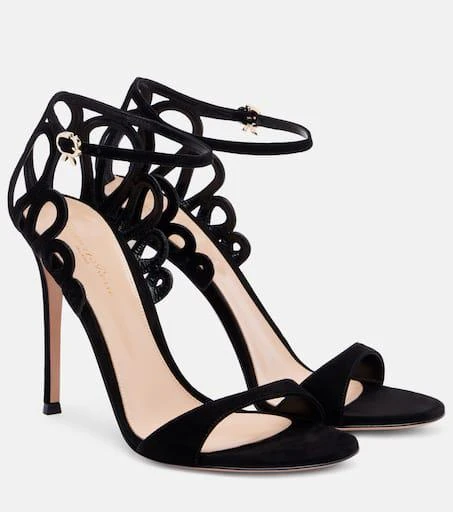 Gianvito Rossi 105 suede sandals 1