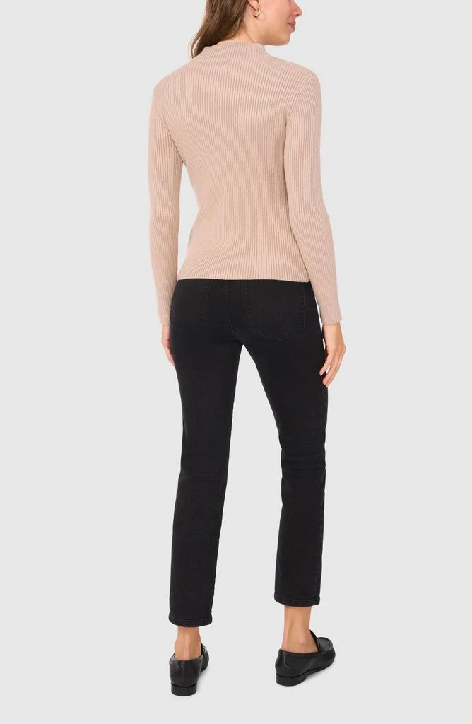 Halogen Rib Quarter Zip Sweater 4