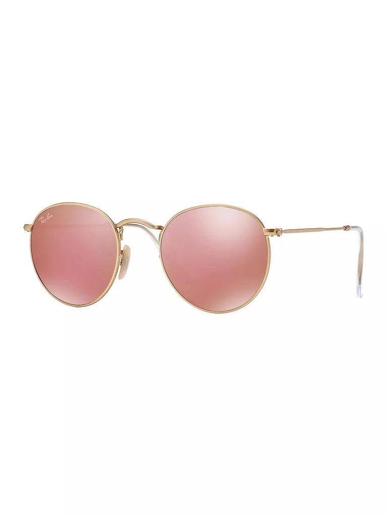 Ray-Ban RB3447 53MM Mirrored Round Sunglasses 2