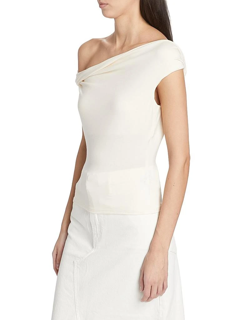 Reformation Cello One-Shoulder Ruched Top 4