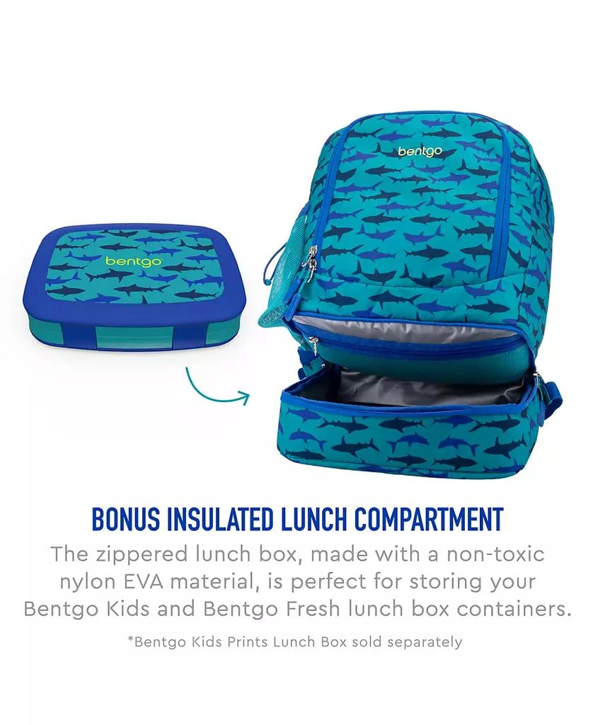 Bentgo 2-in-1 Backpack 
Insulated Lunch Bag - Shark 4