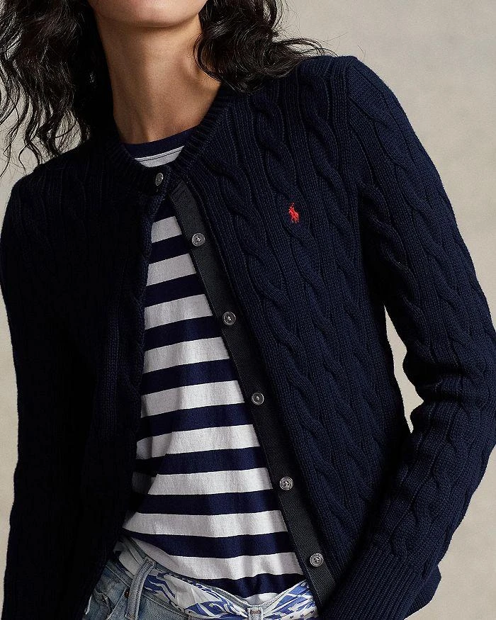 Ralph Lauren Cotton Cable Knit Cardigan 6