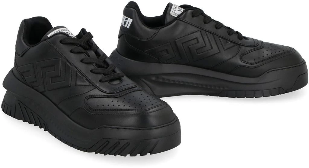 Versace Versace Odissea Leather Low-Top Sneakers 3