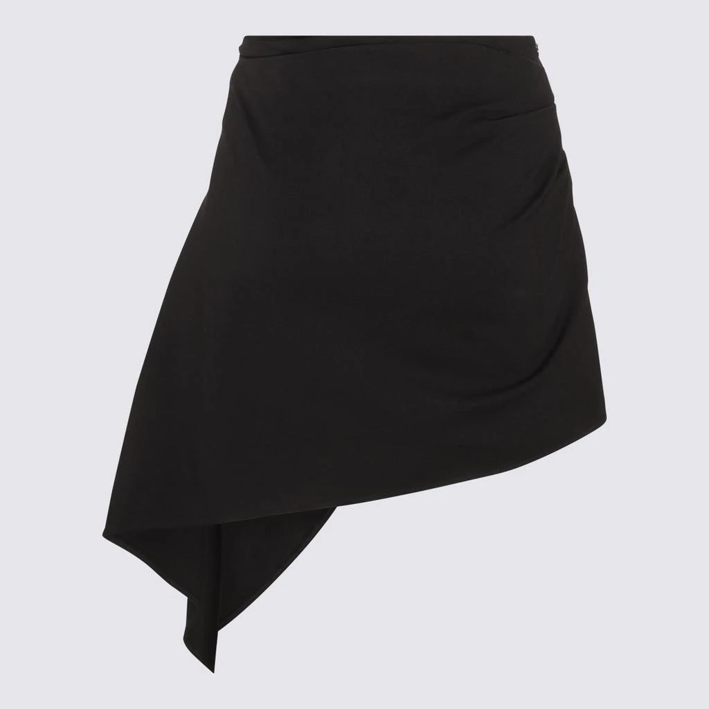 GAUGE81 Gauge81 Black Viscose Rivera Mini Skirt 2