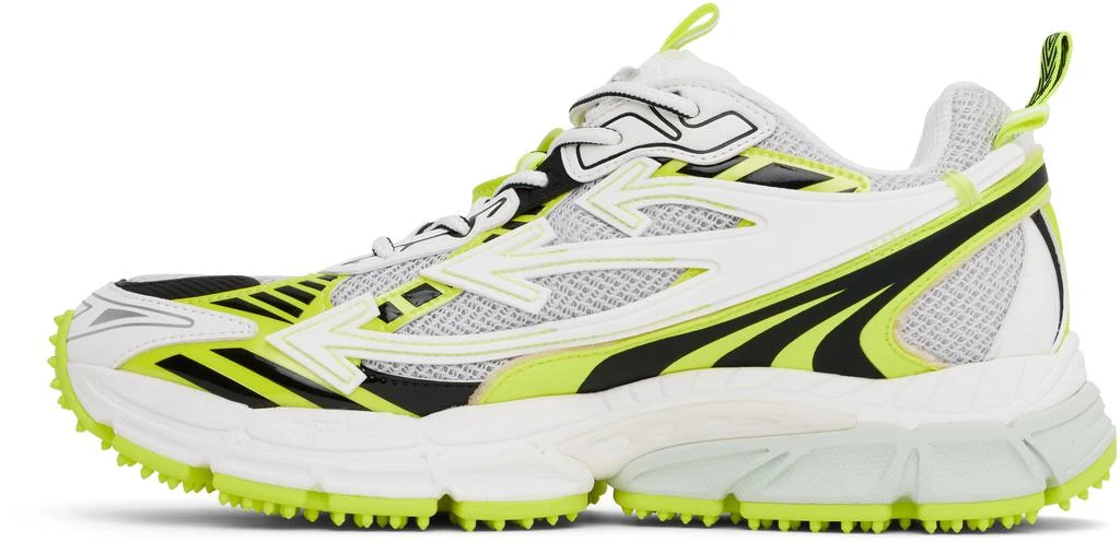 Off-White White & Yellow Be Right Back Sneakers 3