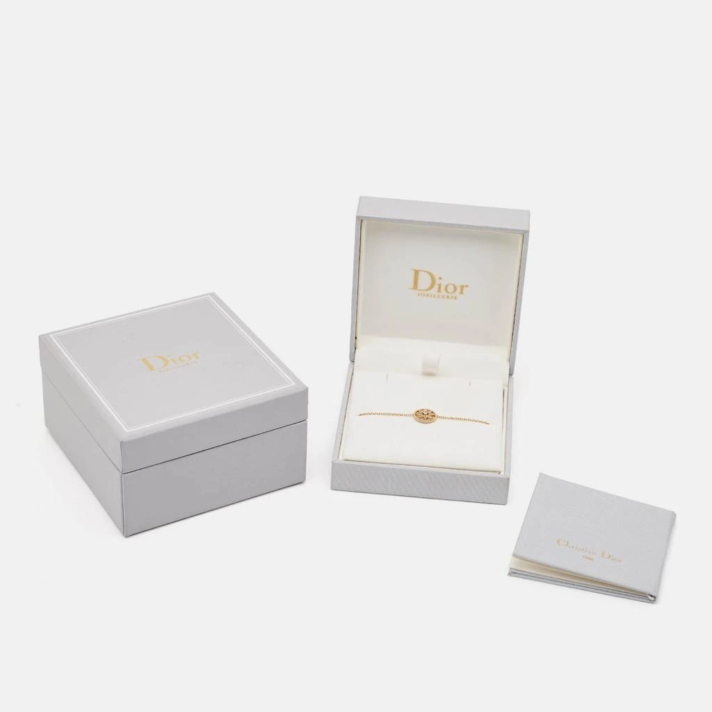 Dior Dior Rose Des Vents Mother of Pearl Diamond 18k Yellow Gold Bracelet 7